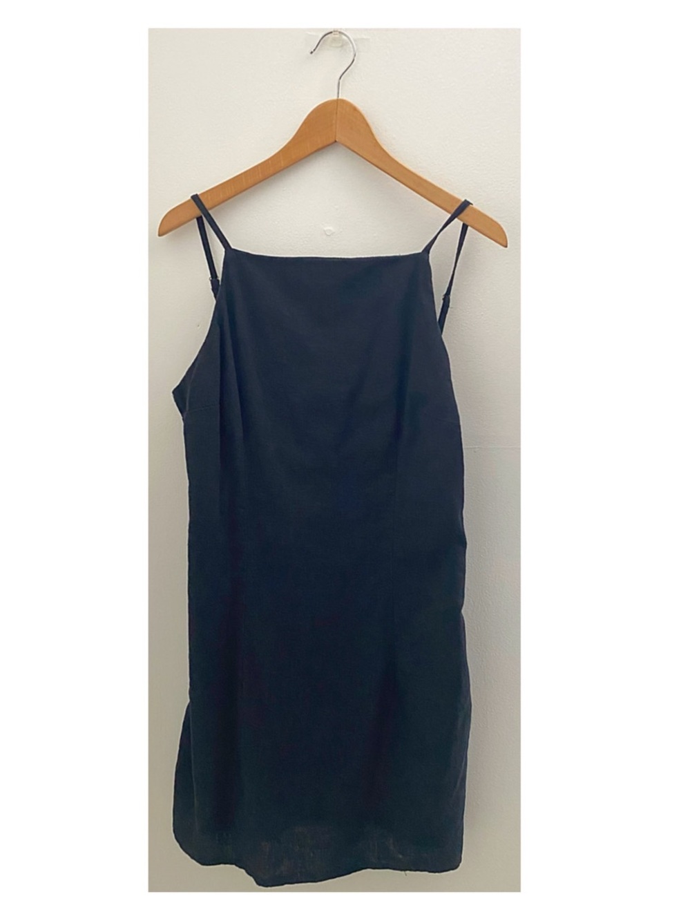 Abercrombie & Fitch Linen Blend Black Dress Size Large